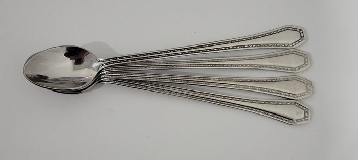 Reed & Barton Copley Iced Teaspoon 7 5/8" Stainless Pack of 40