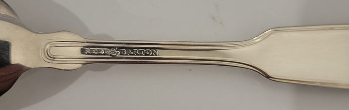 Reed & Barton Fiddle Glossy Sugar Spoon 6 1/8" Silverplate Flatware2