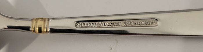 Reed & Barton Golden Longwood Sugar Spoon 6 1/2" Stainless  Flatware1