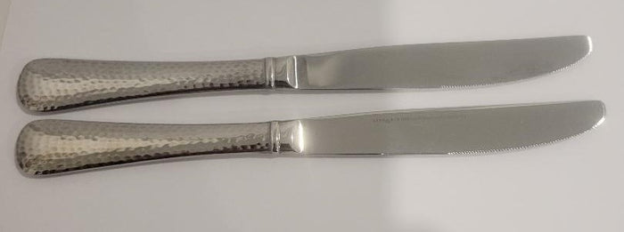Reed & Barton Olde English Hammered Knife 8 7/8" Pack of 2 Stainless0