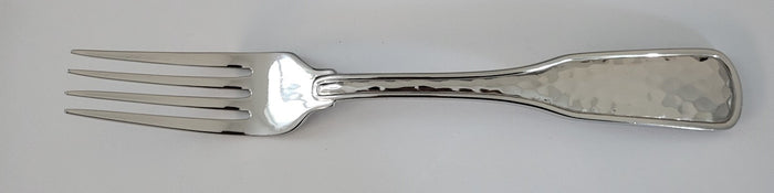 Reed & Barton Provencal Glossy Fork 8" Hammered Stainless 18 10 Flatware0