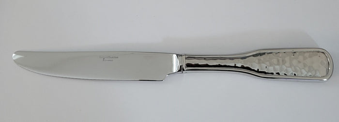 Reed & Barton Provencal Glossy Knife 9 5/8" Hammered Stainless 18 10 Flatware0