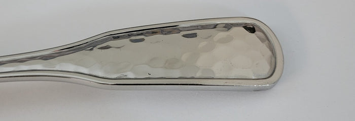 Reed & Barton Provencal Glossy Salad Fork 7" Hammered Stainless 18 10 Flatware1