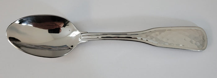 Reed & Barton Provencal Glossy Teaspoon 7 1/8" Hammered Stainless 18 10 Flatware0