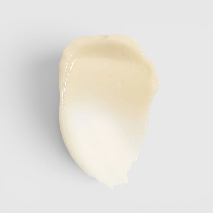 Shop Rescue Spa Restorative Neck Complex cream texture swatch showing a smooth, off-white hydrating formula