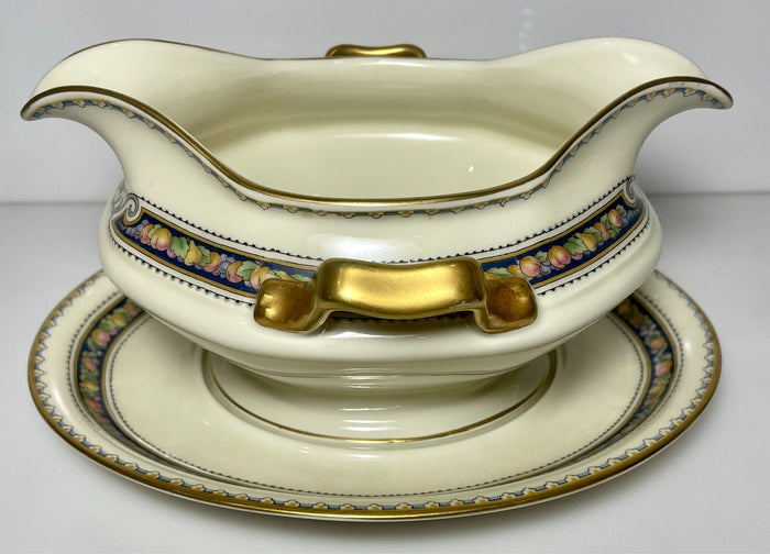 Rosenthal Orelay Gravy Boat and Attached Underplate0