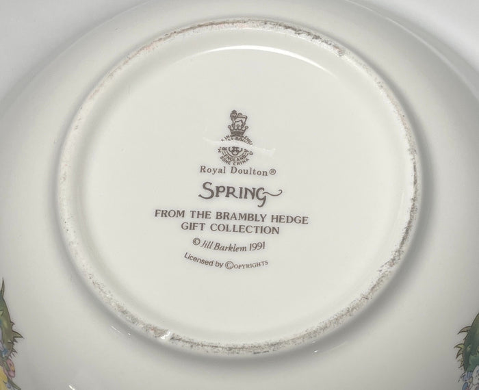 Royal Doulton Brambly Hedge Spring Coupe Cereal Bowl 6 1/4" Factory Second3