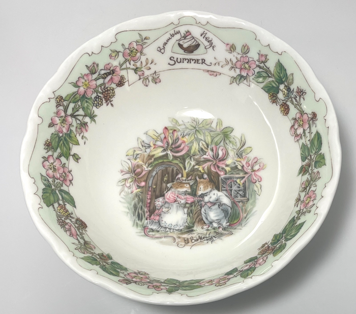 Royal Doulton Brambly Hedge Summer Coupe Cereal Bowl 6 1/4" Factory Second0