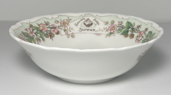 Royal Doulton Brambly Hedge Summer Coupe Cereal Bowl 6 1/4" Factory Second1