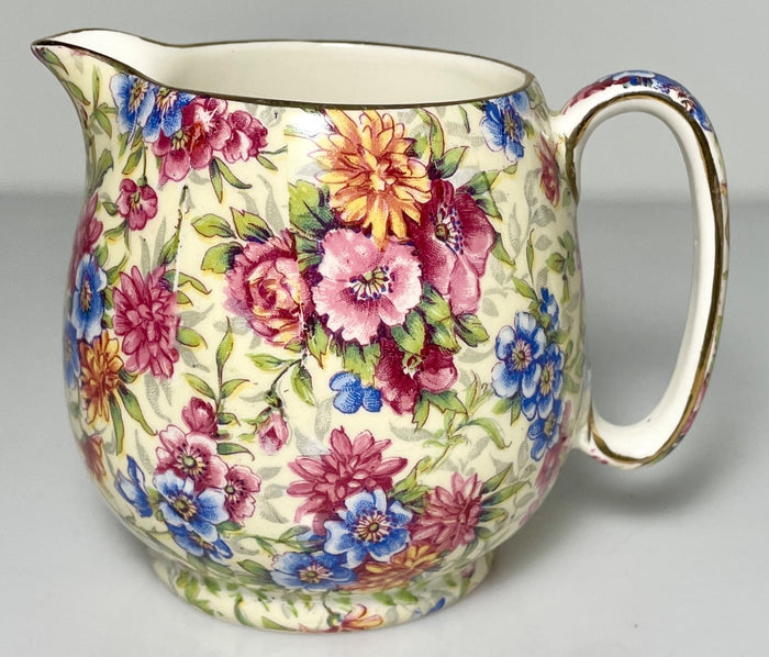 Royal Winton Mayfair Countess Creamer 3 1/2" Chintz1