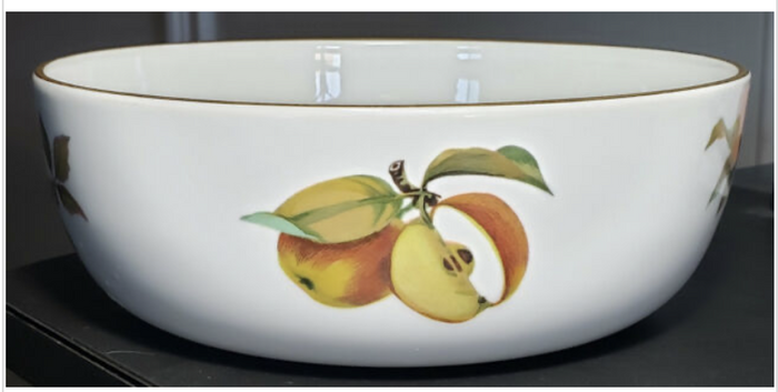 Royal Worcester Evesham Gold Large Fruit Bowl 8"2