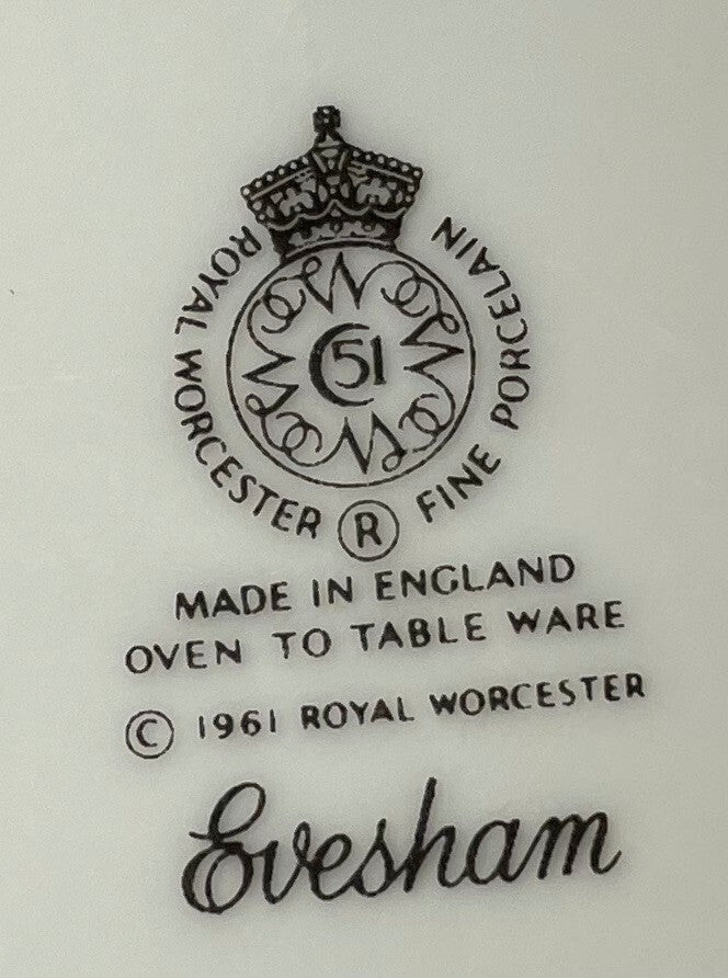 Royal Worcester Evesham Gold Mug 3 5/8"  Ear Handle2