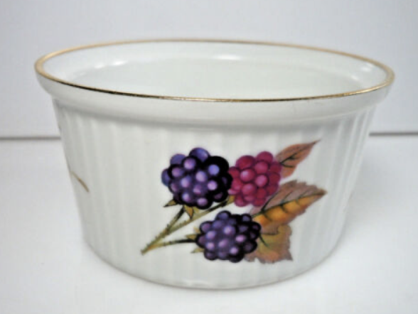 Royal Worcester Evesham Gold Ramekin 3 3/8"3