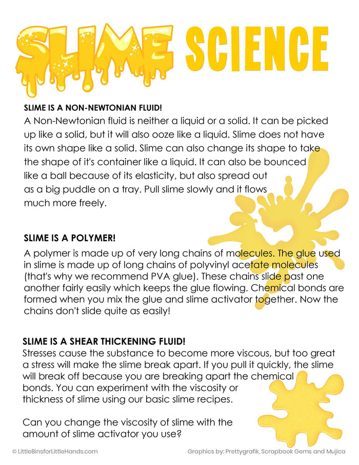 Science Camp Week: Slimey Fun!