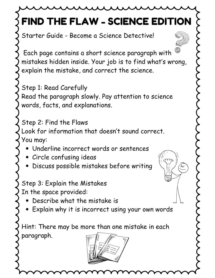 Science Detectives: Find the Flaw Investigations for Grades 3–5