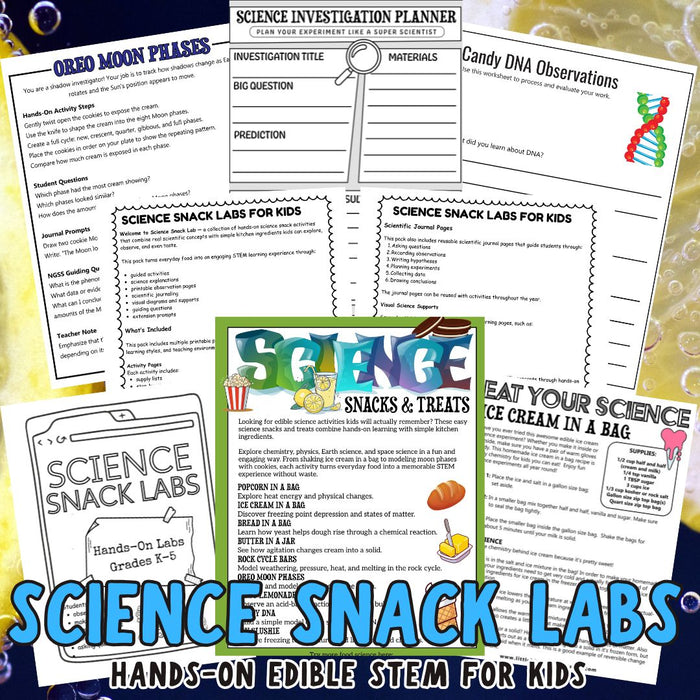 Science Snack Labs for Kids