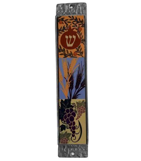 Seven Species Mezuzah