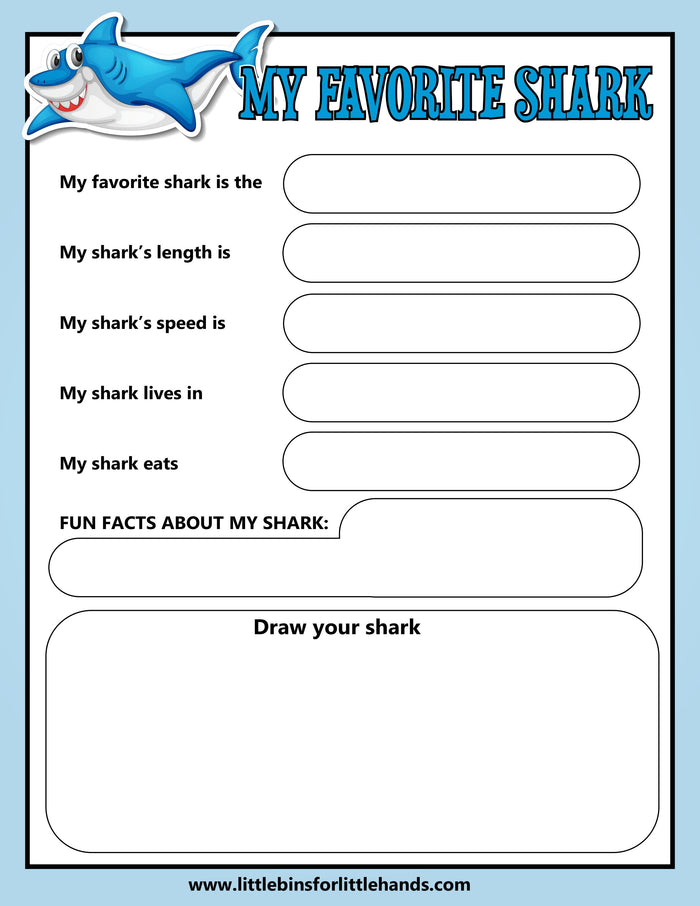Shark Week Activities Pack | Printable Science, STEM & Ocean Unit