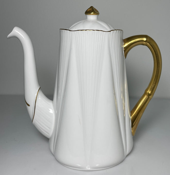 Shelley Regency Coffee Pot and Lid 4 Cup 7 1/2"0