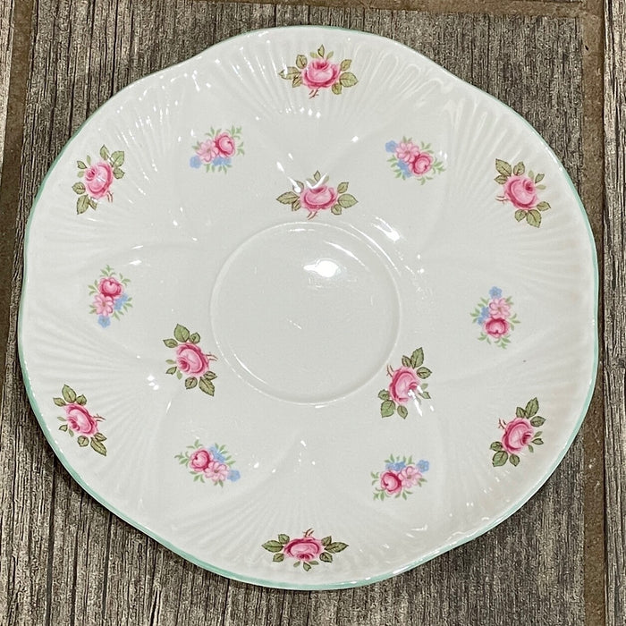 Shelley Rosebud Saucer 5 3/4"0