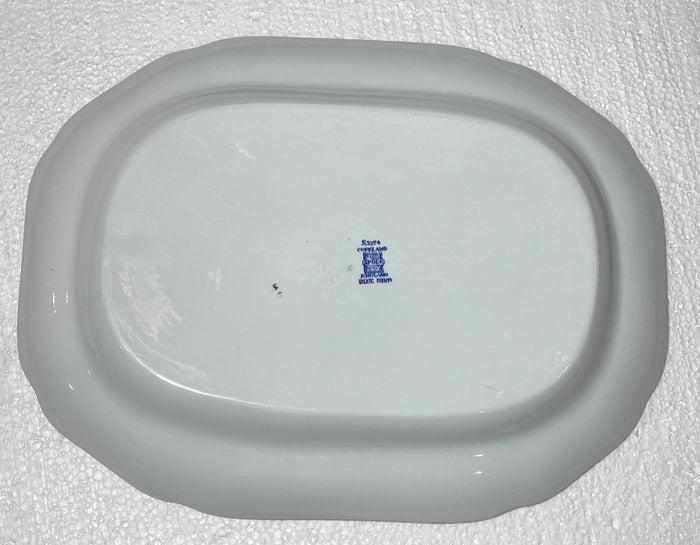 Spode Blue Bird Oval Platter 12 1/4"1