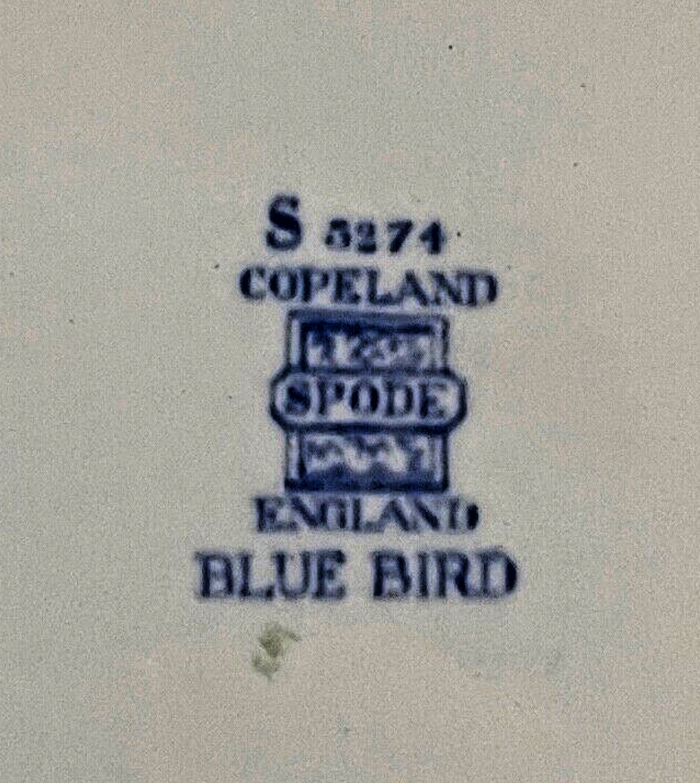 Spode Blue Bird Salad Plate 7 5/8"1