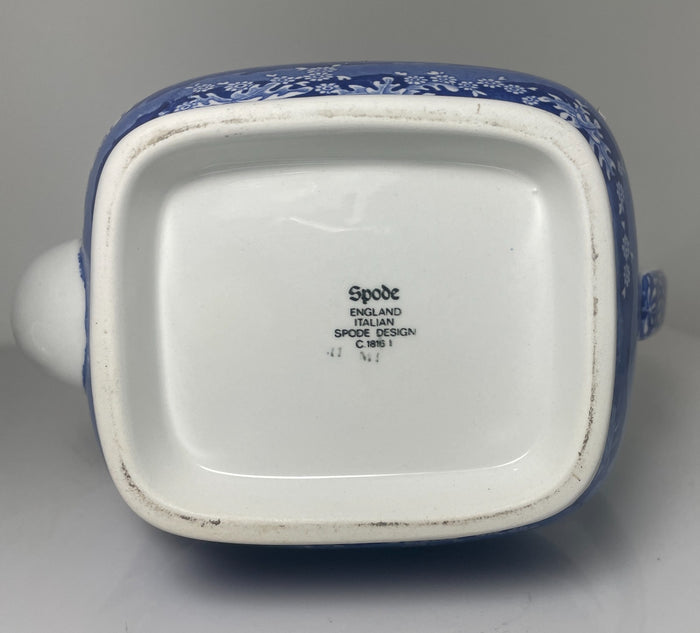 Spode Blue Italian Coffee Pot and Lid 9" 5 Cup6