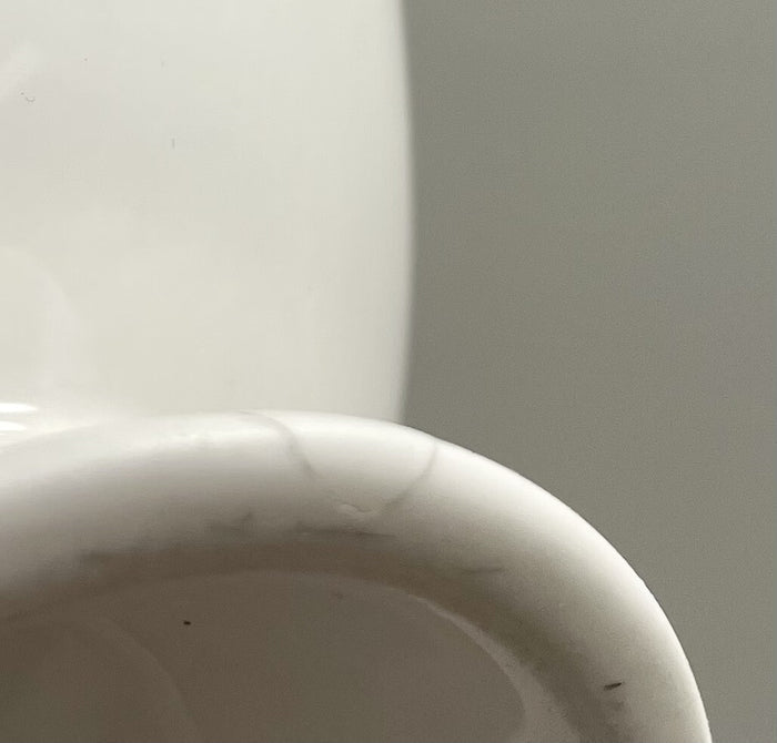 Spode Christmas Rose Gravy Boat Repaired3