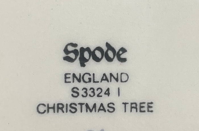 Spode Christmas Tree 5 1/4" Triangular Tray1