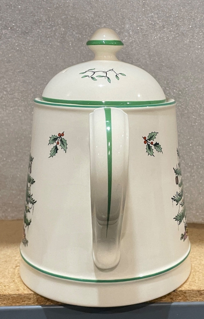 Spode Christmas Tree Ascot Teapot and Lid 5 Cup 7 3/4"1