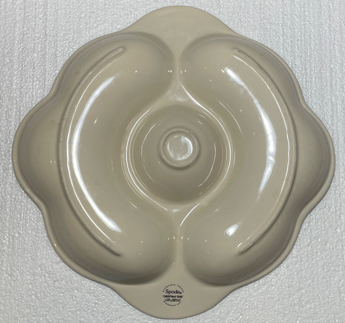 Spode Christmas Tree Crudite 1 Piece 13 1/4"1