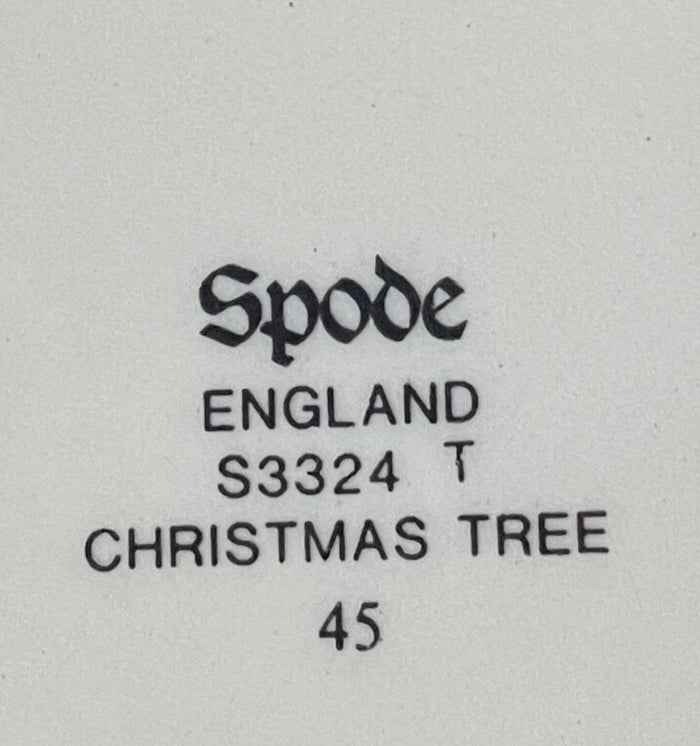Spode Christmas Tree Mug 3 1/4" Made In England1