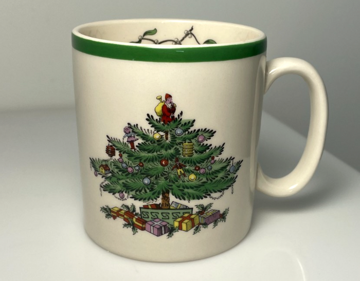 Spode Christmas Tree Mug 3 3/8"0