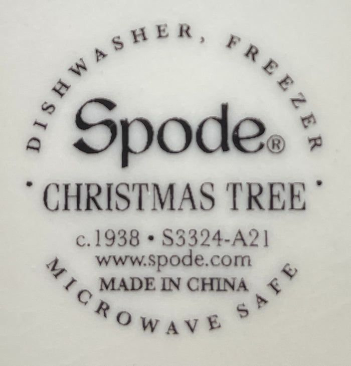 Spode Christmas Tree Mug 3 3/8"1