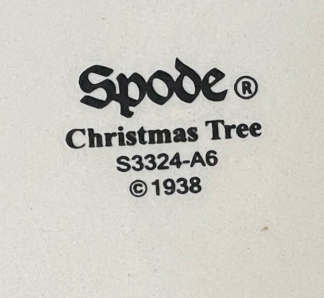 Spode Christmas Tree Mug 3 3/8"1