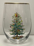 Spode Christmas Tree Stemless Wine 4 5/8"0