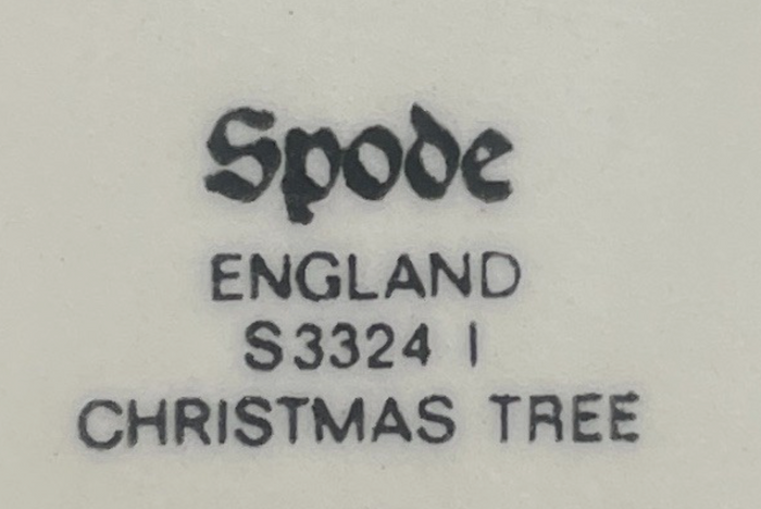 Spode Christmas Tree Votive Candleholder 2 1/4" x 3"2