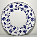 Spode Colonel Blue Salad Plate 8 1/8" Platinum Trim0