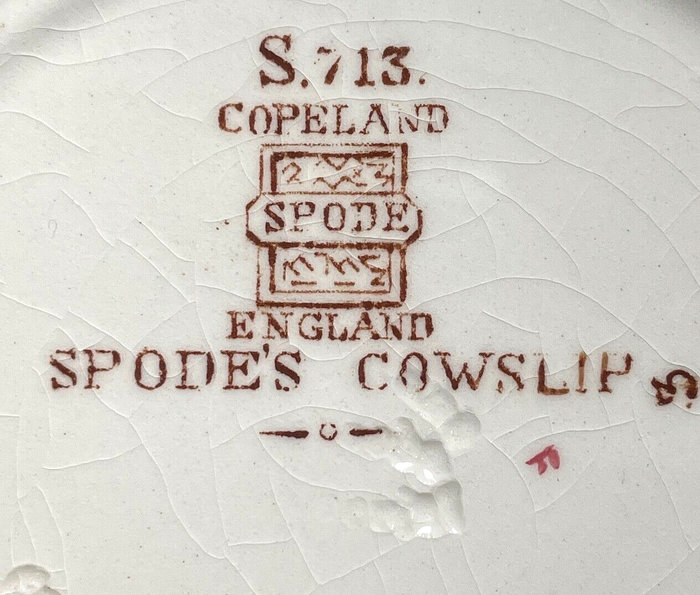 Spode Cowslip Cup and Saucer Set Crazed1