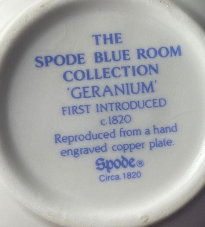 Spode Georgian Collection Geranium Cup Only 2 3/4"1