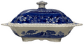 Spode Tower Blue Rectangular Covered Vegetable 10 7/80