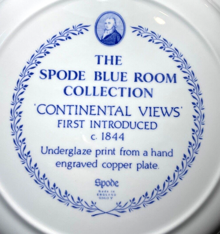 Spode Victorian Collection Continental View Dinner Plate 10 1/2"1