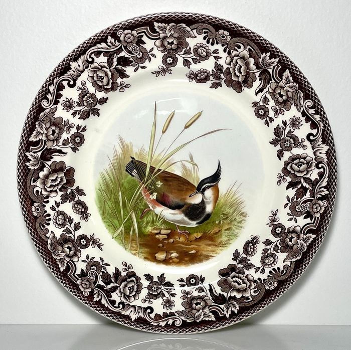 Spode Woodland Lapwing Salad Plate 7 7/8"0