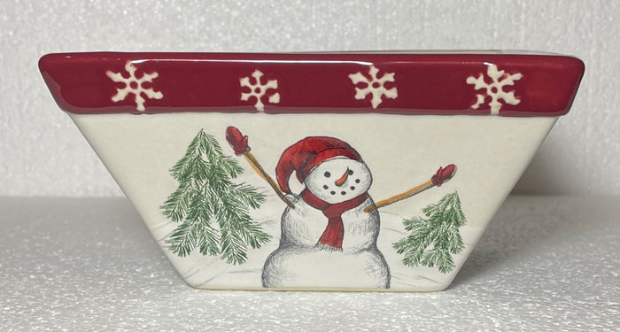 St Nicholas Square Yuletide Square Cereal Bowl 6"0