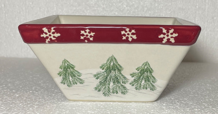St Nicholas Square Yuletide Square Cereal Bowl 6"1