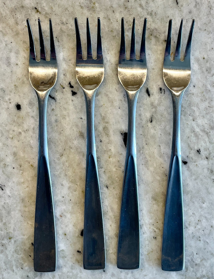 Stanley Roberts Allison Cocktail Forks 5 5/8" Set of 4 Stainless0