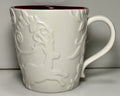 Starbucks Christmas Deer Mug 2009 3 3/4"0