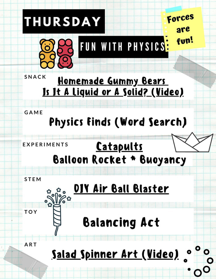 Summer Science Camp Activities Pack with Experiments, STEM Challenges & Mini Camp Weeks