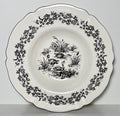Tabletops Unlimited New England Toile Gamebirds Rimmed Soup Bowl Ducks 9 3/8"0