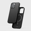 TerraTact NAPA Leather Case – iPhone 15 Series (Midnight Black)
